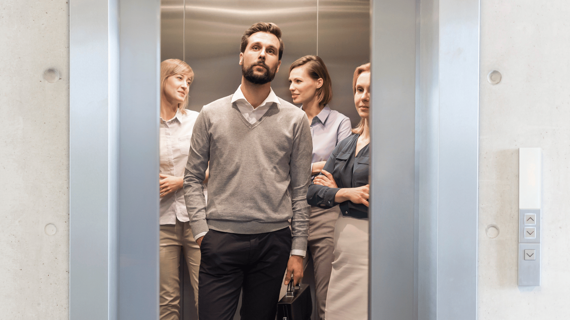 Employee actively participating in a team meeting